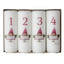 Klarborg Advent lights 4 pack - white