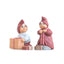Josefine & Oliver med gaver Klarborg Nisser